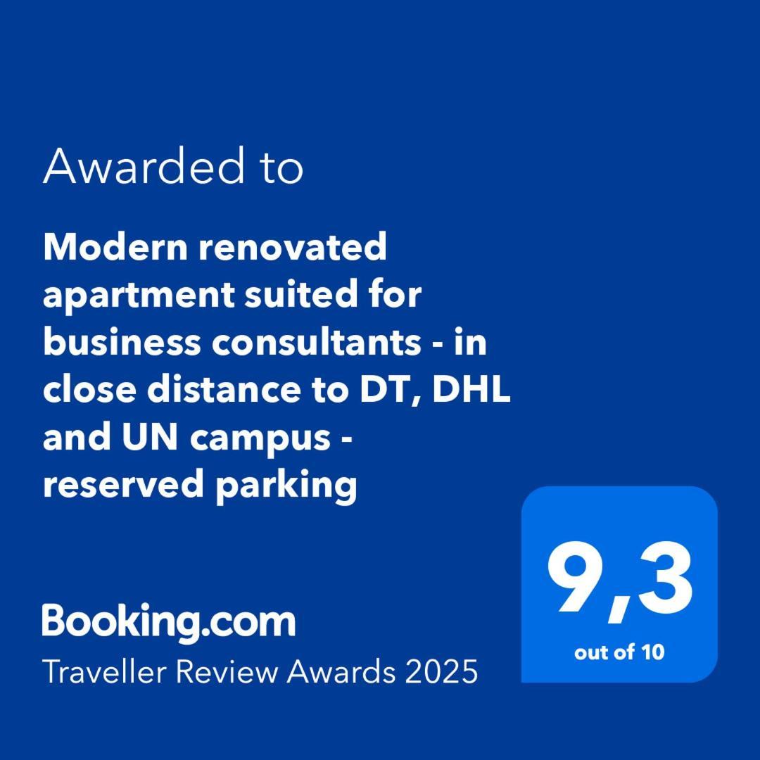 Modern Renovated Apartment Suited For Business Consultants - In Close Distance To Dt, Dhl And Un Campus - Reserved Parking Бонн Екстер'єр фото